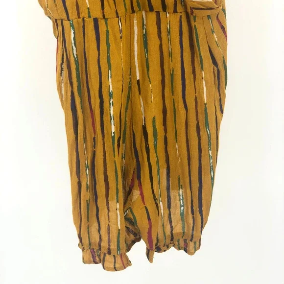 Moral Fiber Boho Romper Striped Women's Size Large-Runs small.More like a M-L - Picture 4 of 6